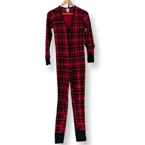 BRAND NEW NEVER WORN! Victoria Secretly onesie flannel pajamas XS